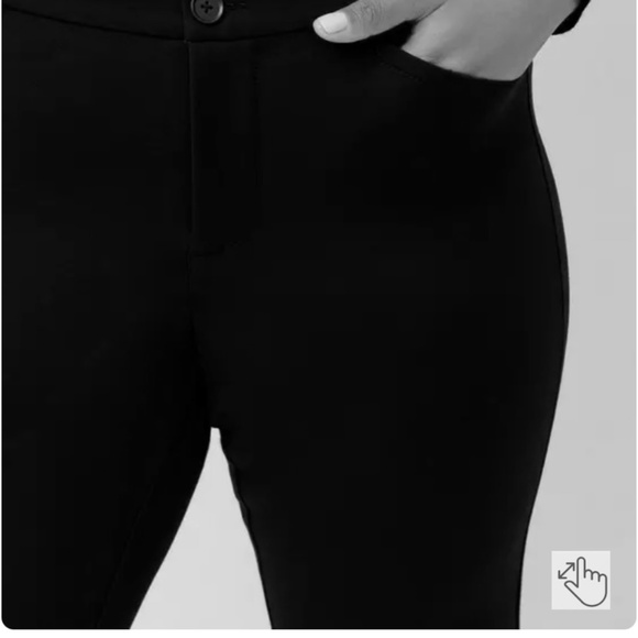 Torrid Studio Black Luxe Trouser Bootcut Ponte Knit Stretch Pant - Sz-18R - Picture 6 of 16